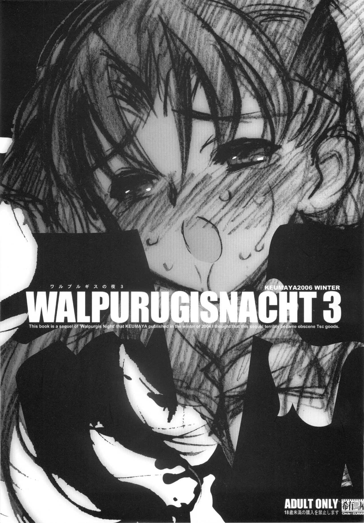 (C71) [Keumaya (Inoue Junichi)] Walpurugisnacht 3 / Walpurgis no Yoru 3 (Fate/stay night) (C71) [希有馬屋 (井上純弌)] ワルプルギルスの夜 3 (Fate／stay night)