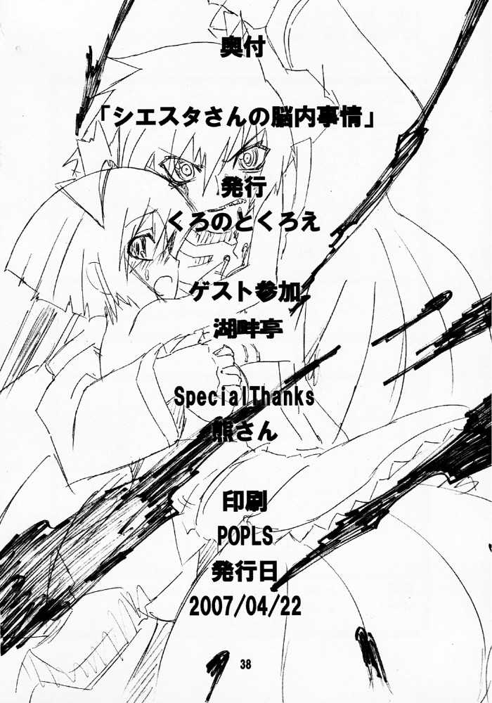[Kurono to Kuroe] Siesta-san no Nounai Jijou (Zero no Tsukaima / The Familiar of Zero) [くろのとくろえ] シエスタさんの脳内事情。(ゼロの使い魔)