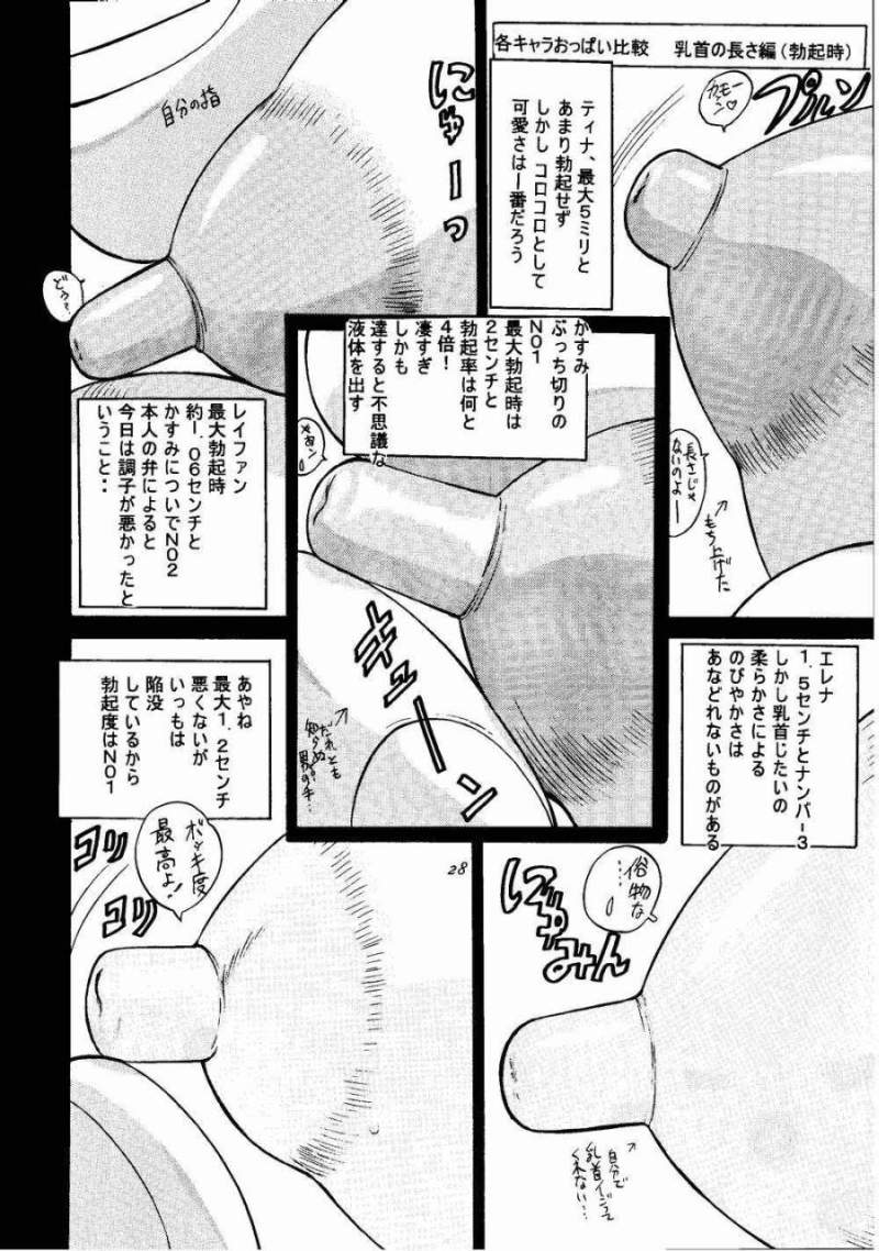 (C58) [Date wa Gorgeous ni (Ponzu)] Kasumi no Higyaku Oppai-hen (Dead or Alive) (C58) [デートはゴージャスに (ポンズ)] かすみ被虐のおっぱい編 (デッドオアアライブ)