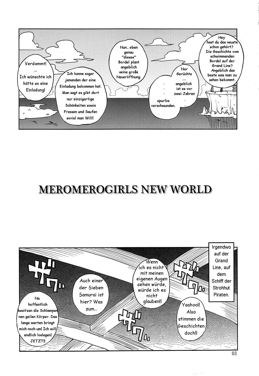 [Denki Shougun] MEROMERO GIRLS NEW WORLD (One Piece) [GERMAN] (Decensored) 