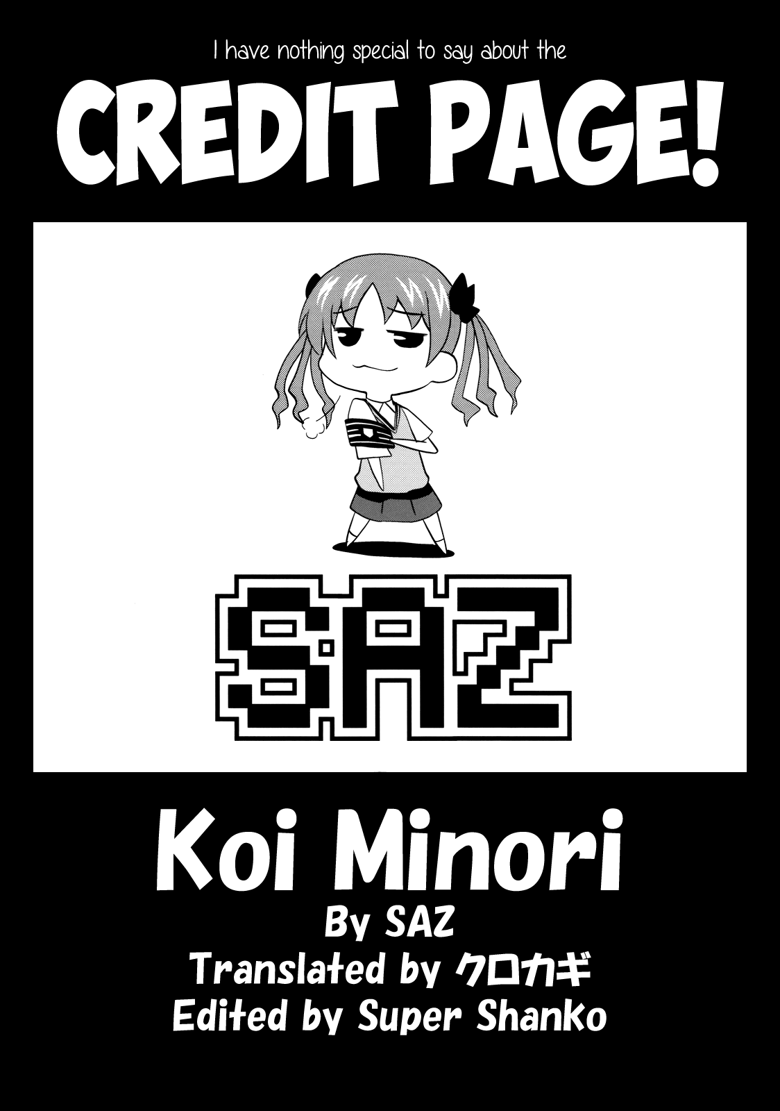 (COMIC1☆4) [SAZ (soba)] Koi Minori (Toaru Kagaku no Railgun) [English] [クロカギ] (COMIC1☆4) [SAZ (soba)] こいみのり (とある科学の超電磁砲) [英訳]