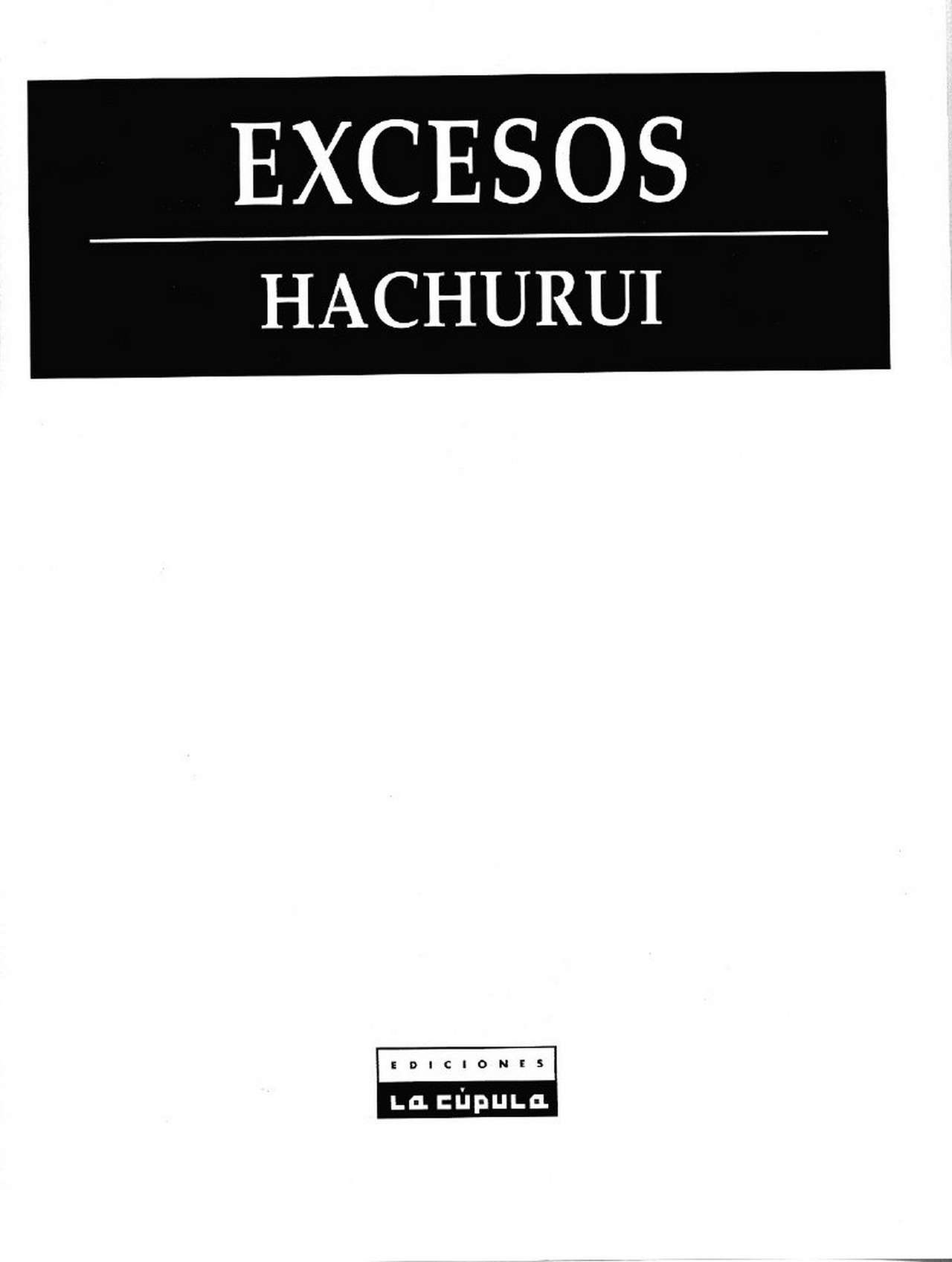 [Collections X (Hachurui)] Excesos [ESP] 