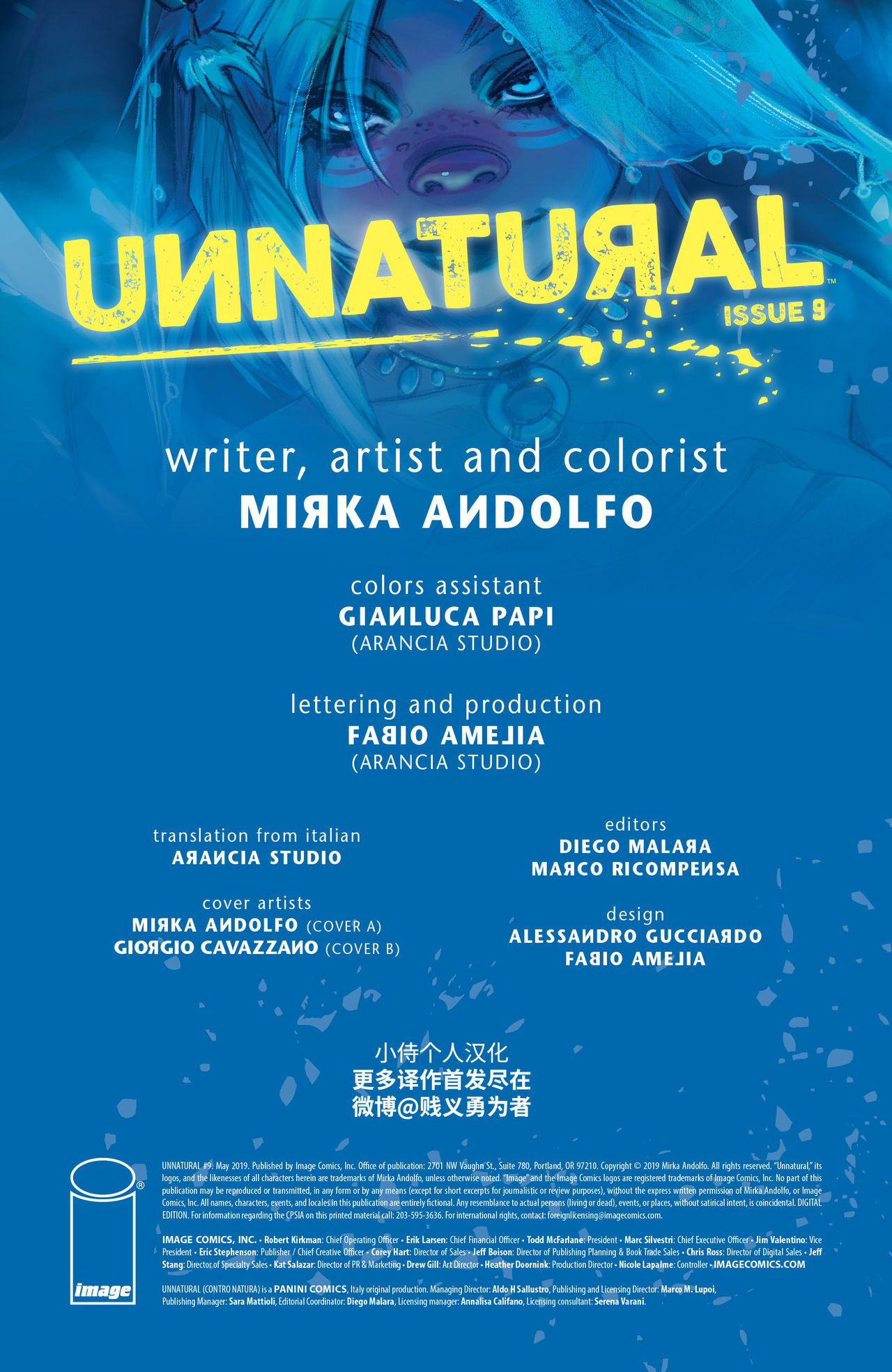 [Mirka Andolfo] Unnatural | 反自然 - Issue 9 [Chinese] 