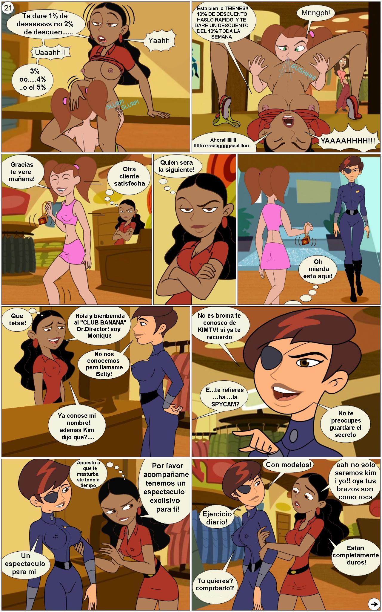 [Gagala] Oh, Betty! - Or: How to Seduce a Female Secret Agent (Kim Possible) [Spanish] 